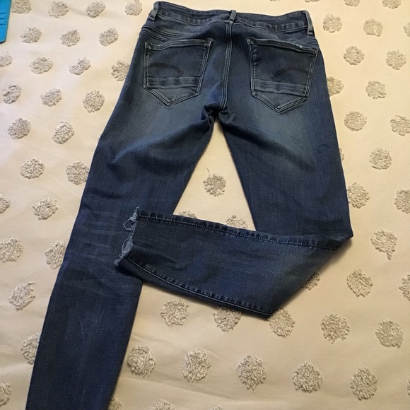 G-Star Raw Restored Denim Jeans. Size 27 Mid-Rise Skinny - Picture 5 of 13